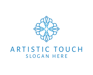 Elegant Floral Pattern logo design