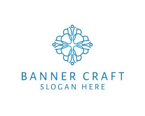 Elegant Floral Pattern logo design