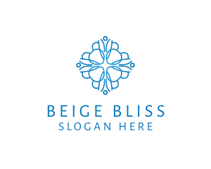 Elegant Floral Pattern logo design