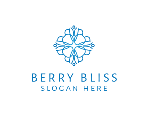 Elegant Floral Pattern logo design