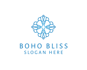 Elegant Floral Pattern logo design