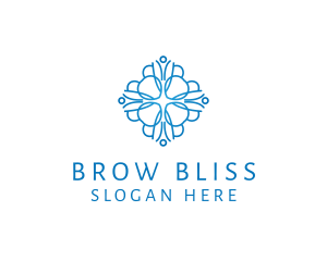 Elegant Floral Pattern logo design