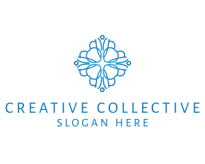 Elegant Floral Pattern logo design