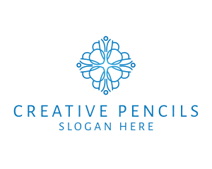 Elegant Floral Pattern logo design