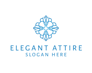 Elegant Floral Pattern logo design