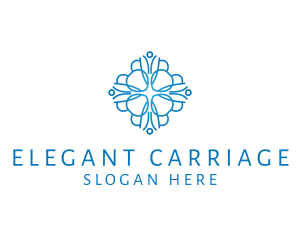 Elegant Floral Pattern logo design