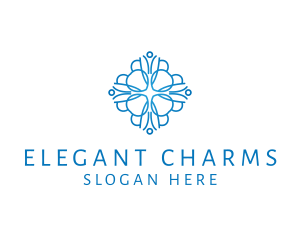 Elegant Floral Pattern logo design