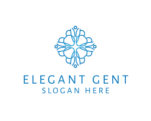 Elegant Floral Pattern logo design