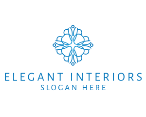 Elegant Floral Pattern logo design