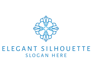 Elegant Floral Pattern logo design