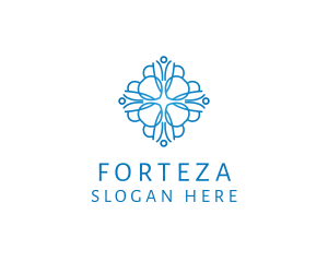 Elegant Floral Pattern logo design