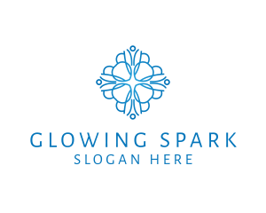 Elegant Floral Pattern logo design