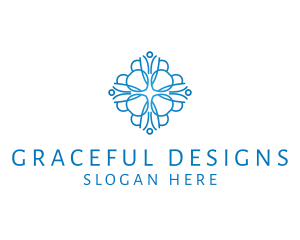 Elegant - Elegant Floral Pattern logo design