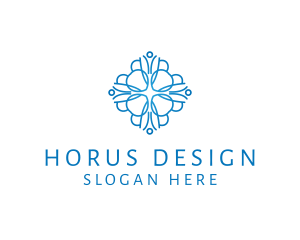 Elegant Floral Pattern logo design