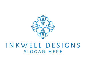 Stationery - Elegant Floral Pattern logo design