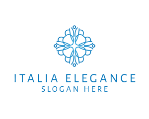 Elegant Floral Pattern logo design