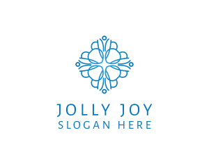 Elegant Floral Pattern logo design