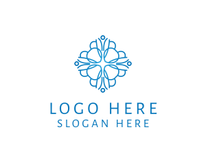 Pattern - Elegant Floral Pattern logo design