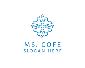 Elegant Floral Pattern logo design