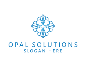 Elegant Floral Pattern logo design