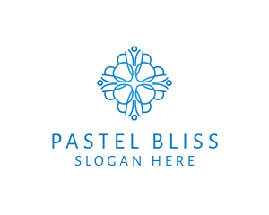 Elegant Floral Pattern logo design