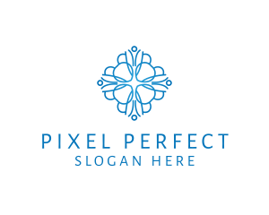 Elegant Floral Pattern logo design