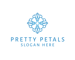 Elegant Floral Pattern logo design