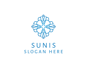 Elegant Floral Pattern logo design