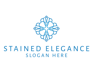 Elegant Floral Pattern logo design