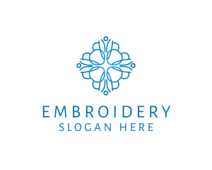 Elegant Floral Pattern logo design