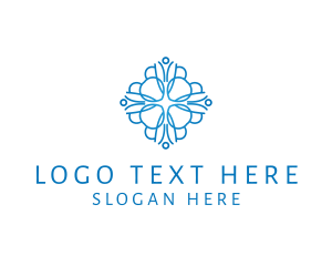 Expensive - Elegant Floral Pattern logo design