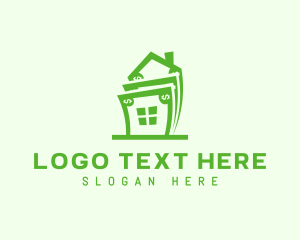 Rent - Cash Home Property logo design