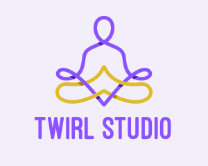 Minimalist Yoga Studio  logo design