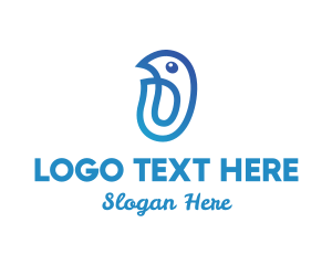 Social Network - Beak Bird Software logo design