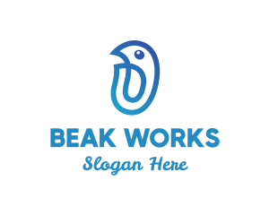 Beak Bird Software logo design