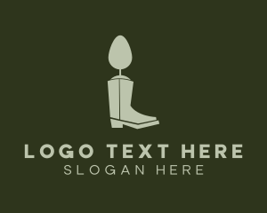 Gardener - Tree Boots Gardening logo design