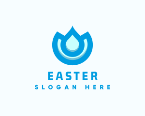 Drinking - Drinking Water Droplet logo design