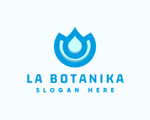 Essential Oil - Drinking Water Droplet logo design
