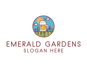 Beer Garden Brewery logo design