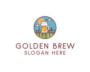 Beer Garden Brewery logo design