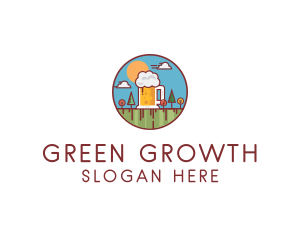 Beer Garden Brewery logo design