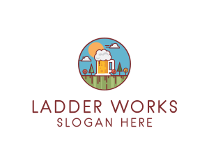 Beer Garden Brewery logo design