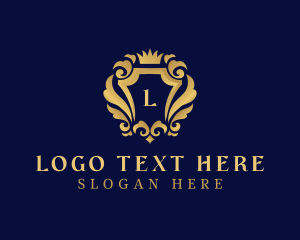 Luxury - Premium Shield Crown logo design