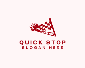 Auto Kart Racing logo design