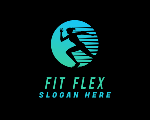 Exercise - Female Fitness Exercise logo design