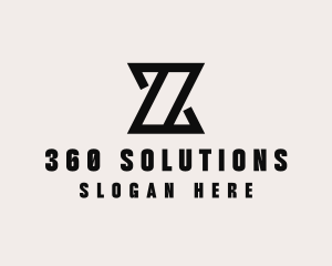 Construction Builder Letter Z logo design