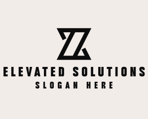 Construction Builder Letter Z logo design