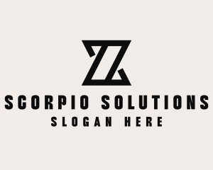 Construction Builder Letter Z logo design