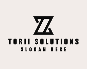 Construction Builder Letter Z logo design