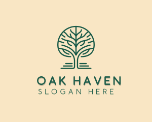 Nature Tree Garden logo design